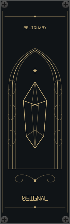 Reliquary ornamental blank panel